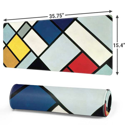 Theo van Doesburg Contra-Composition of Dissonances XVI Gaming Mouse Pad