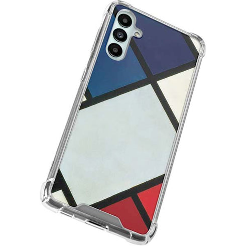 Theo van Doesburg Contra-Composition of Dissonances XVI Galaxy A15 5G Clear Case