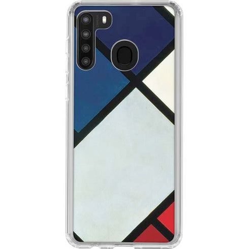 Theo van Doesburg Contra-Composition of Dissonances XVI Galaxy A21 Clear Case