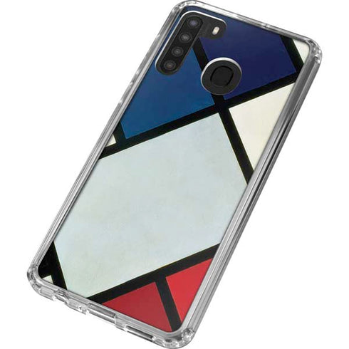Theo van Doesburg Contra-Composition of Dissonances XVI Galaxy A21 Clear Case