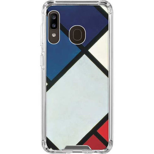 Theo van Doesburg Contra-Composition of Dissonances XVI Galaxy A30 Clear Case