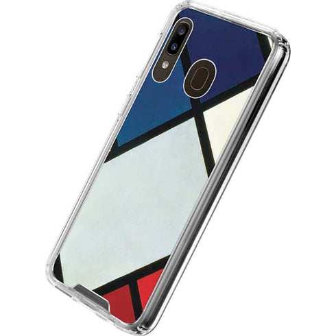 Theo van Doesburg Contra-Composition of Dissonances XVI Galaxy A30 Clear Case
