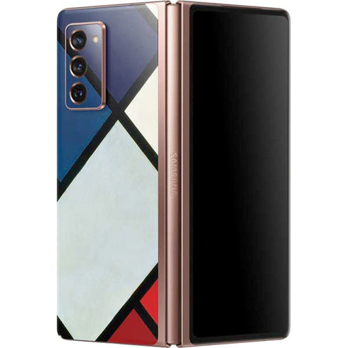 Theo van Doesburg Contra-Composition of Dissonances XVI Galaxy Z Fold2 5G Skin