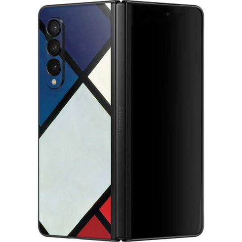 Theo van Doesburg Contra-Composition of Dissonances XVI Galaxy Z Fold3 5G Skin
