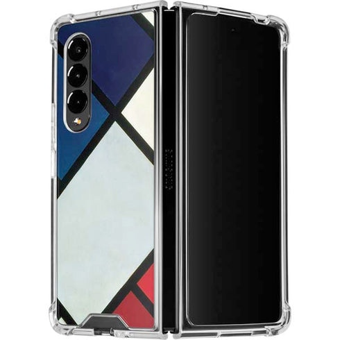 Theo van Doesburg Contra-Composition of Dissonances XVI Galaxy Z Fold4 5G Clear Case