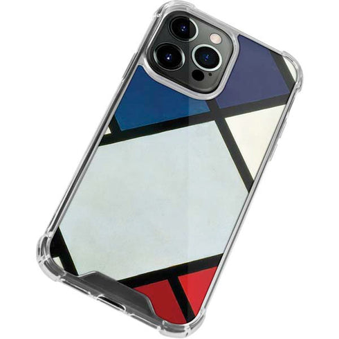 Theo van Doesburg Contra-Composition of Dissonances XVI iPhone 14 Pro Max Clear Case