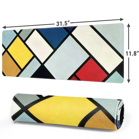 Theo van Doesburg Contra-Composition of Dissonances XVI Gaming Mouse Pad