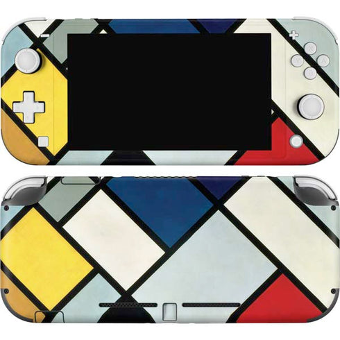 Theo van Doesburg Contra-Composition of Dissonances XVI Nintendo Switch Lite Skin