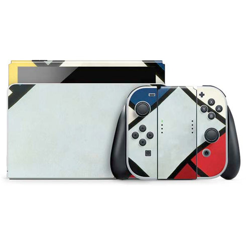 Theo van Doesburg Contra-Composition of Dissonances XVI Nintendo Switch OLED (2021) Skin