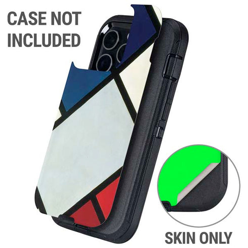 Theo van Doesburg Contra-Composition of Dissonances XVI Otterbox Defender iPhone Skin