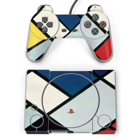 Theo van Doesburg Contra-Composition of Dissonances XVI PlayStation Classic Bundle Skin