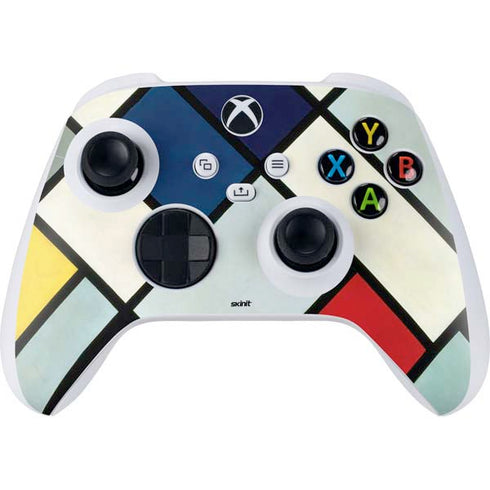 Theo van Doesburg Contra-Composition of Dissonances XVI Xbox Series S Controller Skin