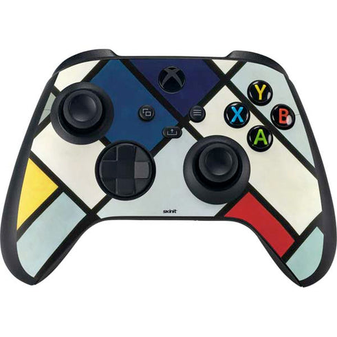 Theo van Doesburg Contra-Composition of Dissonances XVI Xbox Series X Controller Skin
