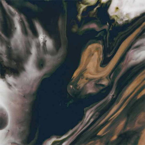 Copper and Black Marble Ink Nintendo 2DS XL (2017) Skin