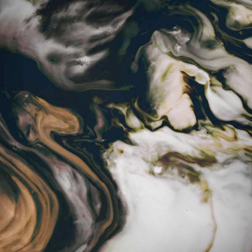 Copper and Black Marble Ink Dell Alienware Skin