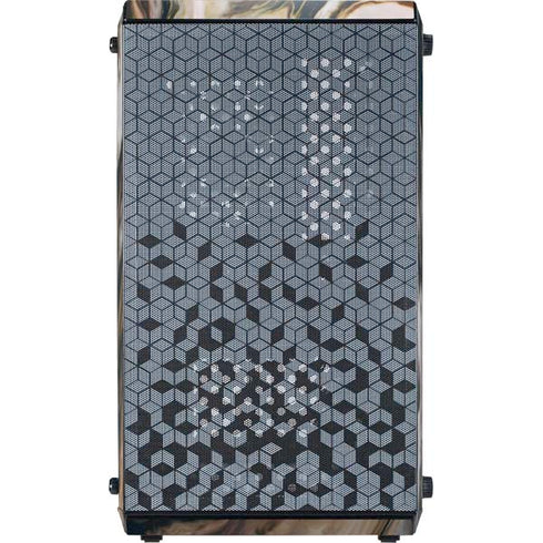 Copper and Black Marble Ink Cooler Master MasterBox Q300L Mini Tower Skin