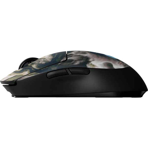 Copper and Black Marble Ink G Pro Wireless Gaming Mouse Skin