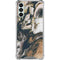 Copper and Black Marble Ink Galaxy A13 5G Clear Case