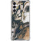 Copper and Black Marble Ink Galaxy A14 5G Clear Case