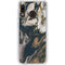 Copper and Black Marble Ink Galaxy A20 Clear Case