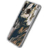 Copper and Black Marble Ink Galaxy A20 Clear Case