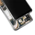 Copper and Black Marble Ink Galaxy A21 Clear Case