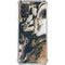 Copper and Black Marble Ink Galaxy A32 5G Clear Case