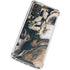 Copper and Black Marble Ink Galaxy A32 5G Clear Case
