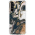 Copper and Black Marble Ink Galaxy A54 5G Clear Case