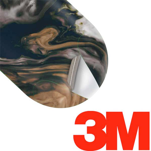 Copper and Black Marble Ink Galaxy Buds Plus Skin