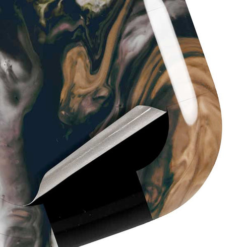 Copper and Black Marble Ink Galaxy Buds Pro Skin