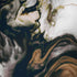 Copper and Black Marble Ink Galaxy Note 8 Skin