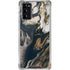 Copper and Black Marble Ink Galaxy Note20 5G Clear Case