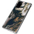 Copper and Black Marble Ink Galaxy Note20 5G Clear Case