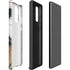 Copper and Black Marble Ink Galaxy Note20 5G Pro Case