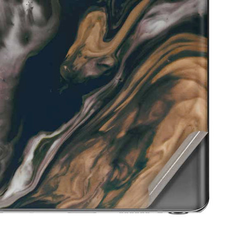 Copper and Black Marble Ink Galaxy Note20 5G Skin