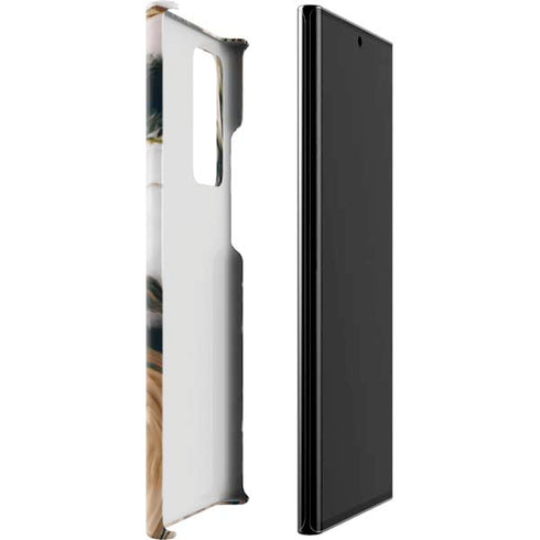 Copper and Black Marble Ink Galaxy Note20 Ultra 5G Lite Case