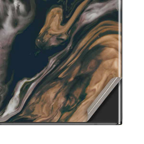 Copper and Black Marble Ink Galaxy Note20 Ultra 5G Skin