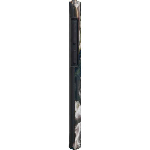 Copper and Black Marble Ink Galaxy S20 Plus Pro Case