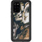 Copper and Black Marble Ink Galaxy S20 Plus Waterproof Case