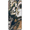 Copper and Black Marble Ink Galaxy S20 Skin