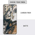 Copper and Black Marble Ink Galaxy S20 Skin