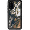 Copper and Black Marble Ink Galaxy S20 Waterproof Case