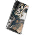 Copper and Black Marble Ink Galaxy S21 5G Clear Case