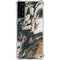 Copper and Black Marble Ink Galaxy S21 Plus 5G Clear Case