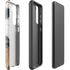 Copper and Black Marble Ink Galaxy S21 Plus 5G Pro Case