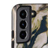 Copper and Black Marble Ink Galaxy S22 Plus Pro Case