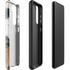 Copper and Black Marble Ink Galaxy S22 Plus Pro Case
