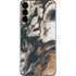 Copper and Black Marble Ink Galaxy S22 Plus Skin