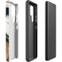 Copper and Black Marble Ink Galaxy S22 Ultra Pro Case